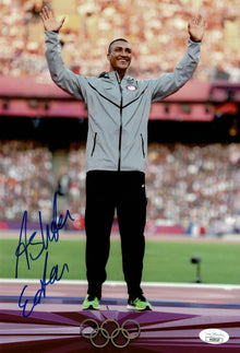  Ashton Eaton Signed 12X8 Photo Double Olympic Champion AK29137 JSA COA