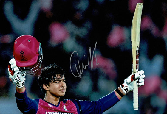 Vaibhav Suryavanshi Signed 12X8 Photo Rajasthan Royals AFTAL COA (2637)