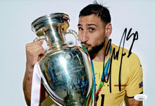  Gianluigi Donnarumma Signed 12x8 Photo Italy Euro 2020 Champion JSA COA AK29152