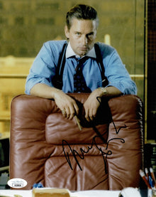  Michael Douglas Signed 10x8 | Wall Street Film Photo | JSA COA (7451)