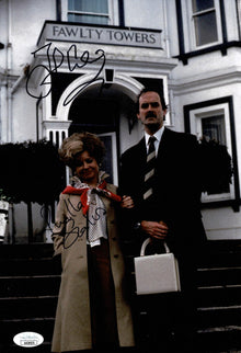  Fawlty Towers Signed Photo – Cleese & Scales Autographs – Rare – JSA COA  (5264)