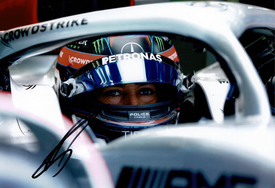 George Russell Signed 12x8 Photo – Mercedes F1 – AFTAL COA Autograph (3609)