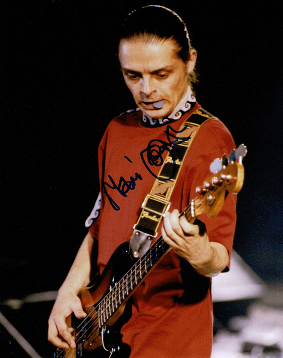 Gary ‘Mani’ Mounfield Signed 10x8 Photo The Stone Roses Autograph AFTAL COA