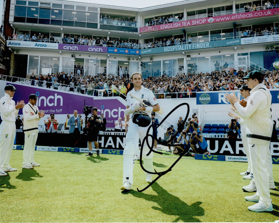 Stuart Broad Signed 10x8 Photo – Ashes 2023 Final Test – England AFTAL COA (2532
