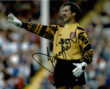  DAVID SEAMAN Signed 10X8 Photo Arsenal FC Genuine Signature AFTAL COA (1169)