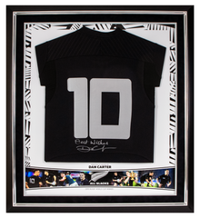  Dan Carter SIGNED & Framed 2015 Rugby World Cup Shirt Genuine  AFTAL COA