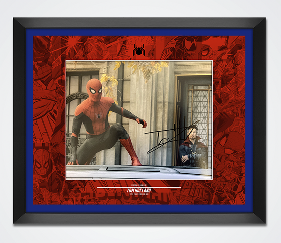 Tom Holland Signed & Framed 10X8 Photo Spider-Man Genuine Signature AFTAL COA