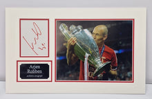  Arjen Robben Signed Photo Mounted Display FC Bayern Munich AFTAL COA