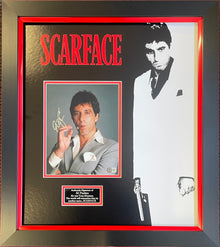  Al Pacino Signed & FRAMED 10X8 Photo Scarface BAS BG37775 COA