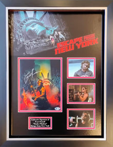 Kurt Russell Signed & Framed 10X8 Photo Escape from New York Beckett Z27687 COA