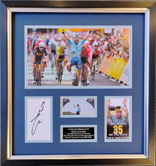  Mark Cavendish Signed & Framed 35th Stage Win Mounted Photo Display AFTAL COA