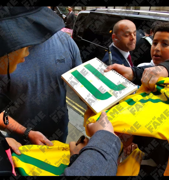 Ronaldinho Signed Brazil Shirt 2002 World Cup Exact Photo Video Proof AFTAL COA