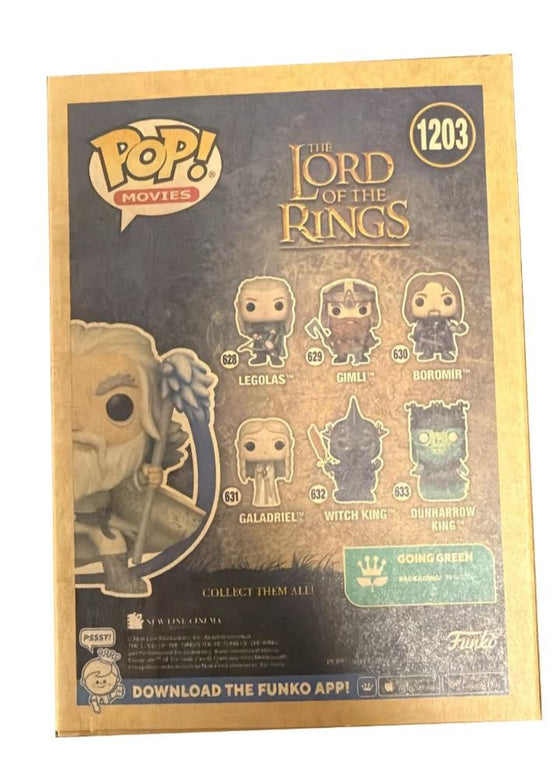 Ian McKellen Gandalf Signed Lord of the Rings Funko POP 1203 AK29110 JSA COA