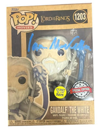  Ian McKellen Gandalf Signed Lord of the Rings Funko POP 1203 AK29110 JSA COA