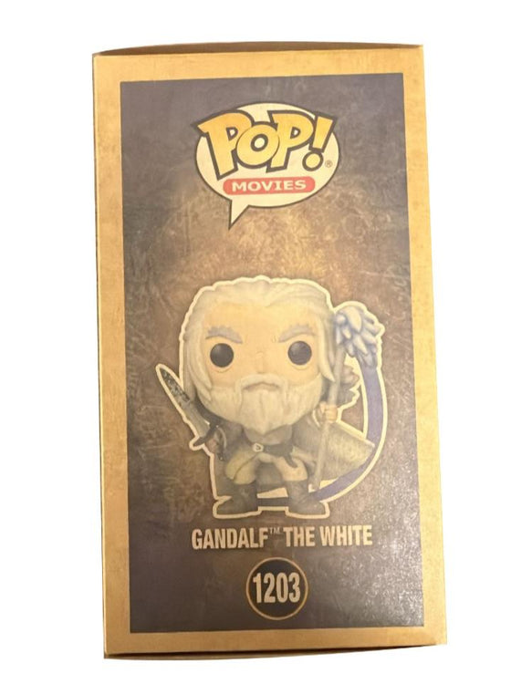 Ian McKellen Gandalf Signed Lord of the Rings Funko POP 1203 AK29110 JSA COA
