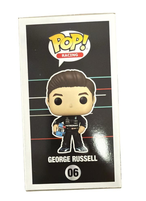 George Russell Signed Funko Pop! Mercedes F1 Genuine AUTOGRAPH AK29099 JSA COA