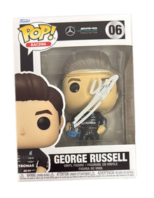  George Russell Signed Funko Pop! Mercedes F1 Genuine AUTOGRAPH AK29099 JSA COA
