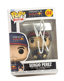  Sergio Perez Signed Funko Pop! Red Bull F1 Genuine AUTOGRAPH AK29104 JSA COA