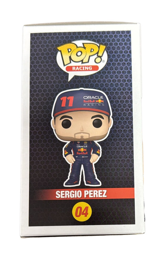 Sergio Perez Signed Funko Pop! Red Bull F1 Genuine AUTOGRAPH AK29104 JSA COA
