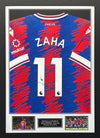 Wilfried Zaha Signed & Framed Crystal Palace F.C. Jersey Private Signing COA