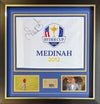 Ian Poulter Autographed Medinah 2012 Ryder Cup Flag ⭐ Proof Photo AFTAL COA
