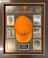 Lando Norris Signed McLaren F1 Champions Hat Cap Framed Display JSA COA ZZ43790