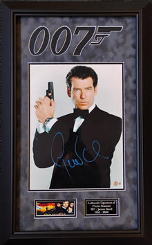  Pierce Brosnan James Bond Signed 16x12 Photo Beckett Autograph 007 BG37842 COA