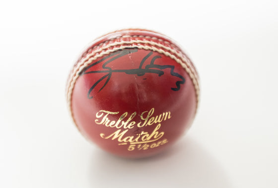 Shoaib Bashir Signed Cricket Ball Autograph AFTAL COA England Test Player
