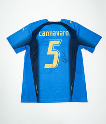  Fabio Cannavaro Signed Italy Shirt Autograph 2006 World Cup Winner AFTAL COA