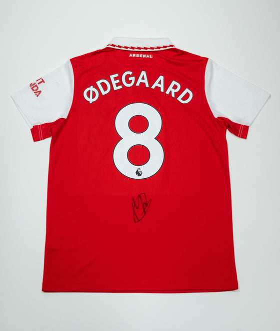 Martin Odegaard Signed Arsenal Shirt Autograph AFTAL COA – Club Captain Norway