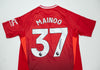 Kobbie Mainoo Signed Manchester United Shirt Autograph AFTAL COA – Rising Star