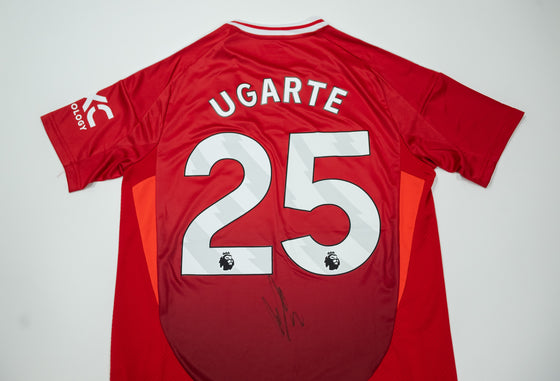 Manuel Ugarte Signed Manchester United Shirt Autograph AFTAL COA – Uruguay