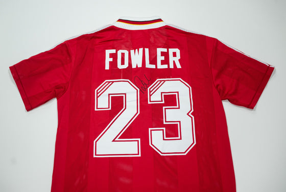 Robbie Fowler Signed Liverpool Shirt Autograph AFTAL COA – God of the Kop Legend