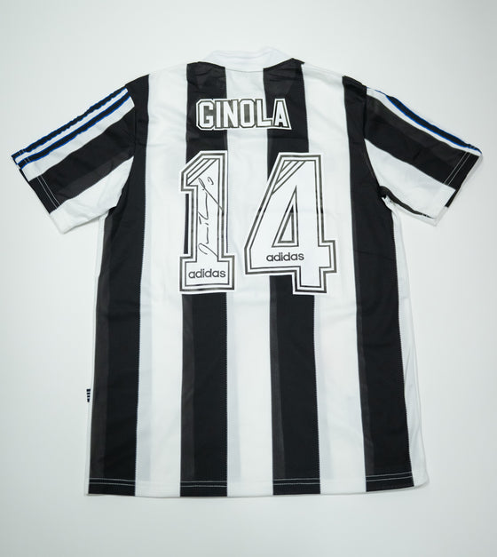 David Ginola Signed Newcastle United Shirt Autograph AFTAL COA