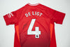 Matthijs de Ligt Signed Manchester United Shirt – AFTAL COA – Collector’s Item