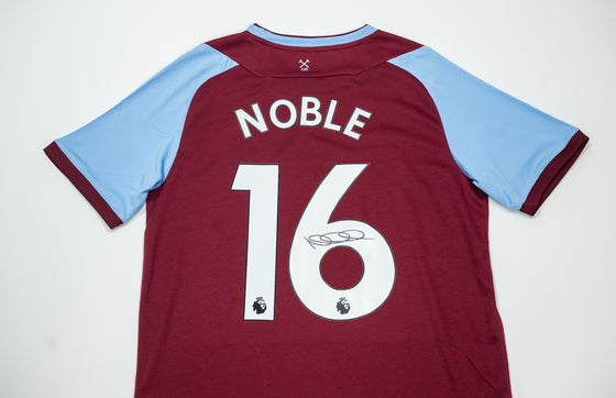Mark Noble Signed West Ham United Home Shirt – Club Legend – AFTAL COA