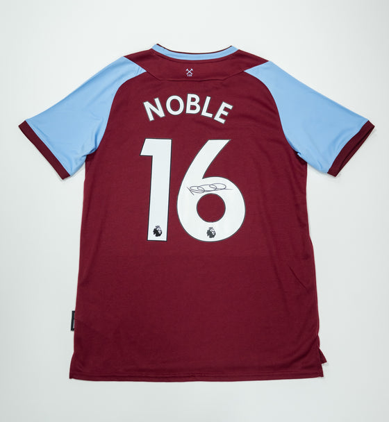 Mark Noble Signed West Ham United Home Shirt – Club Legend – AFTAL COA