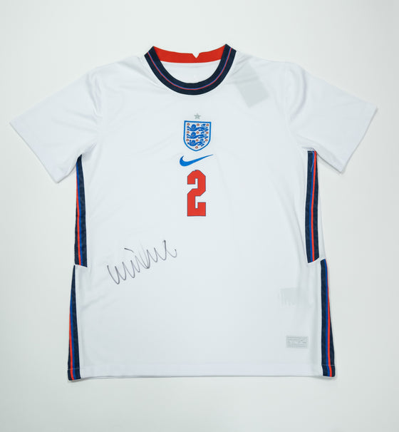 Kyle Walker Signed England Shirt Hand Signed Genuine Football Memorabilia COA