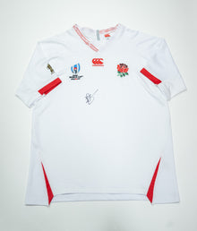  Manu Tuilagi Signed England Rugby Shirt – Rugby World Cup 2019 – AFTAL COA