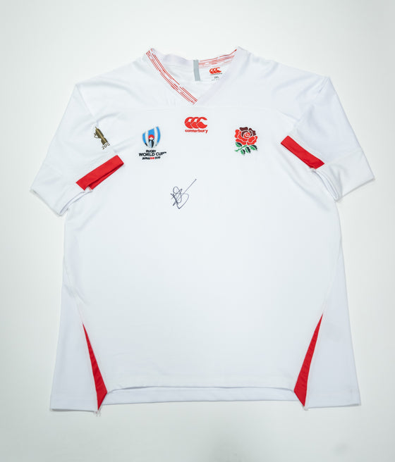 Manu Tuilagi Signed England Rugby Shirt – Rugby World Cup 2019 – AFTAL COA