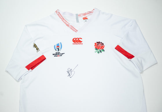 Manu Tuilagi Signed England Rugby Shirt – Rugby World Cup 2019 – AFTAL COA