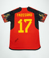 Leandro Trossard Signed Belgium Shirt Genuine Hand Signed AFTAL COA