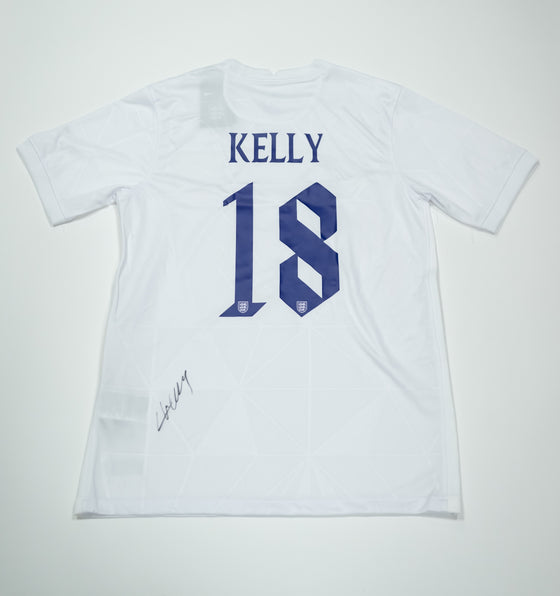 Chloe Kelly Signed England Shirt – Authentic Hand Signed Memorabilia COA