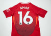 Amad Diallo Hand Signed Manchester United Shirt Authentic Football Autograph COA
