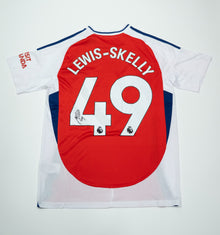  Myles Lewis-Skelly Signed Arsenal Shirt | Hand Signed Football Memorabilia COA