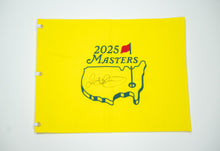  Rory McIlroy Signed 2025 Masters Pin Flag | Authentic Golf Memorabilia AFTAL COA
