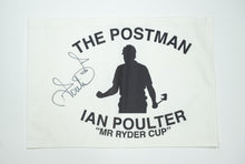  Ian Poulter Signed Golf Pin Flag | The Postman Ryder Cup AFTAL COA