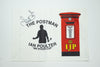 Ian Poulter Signed Golf Pin Flag | The Postman Postbox Edition AFTAL COA