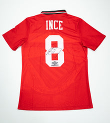  Paul Ince Signed Man Utd 8 Shirt | Authentic In Person Autograph | COA