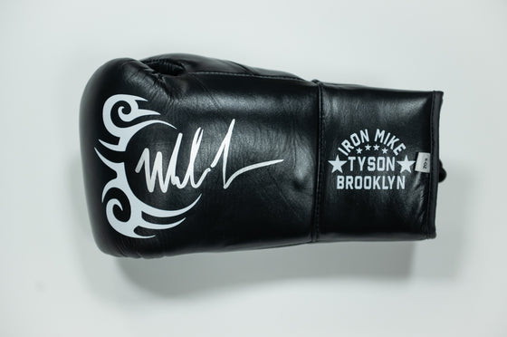 Mike Tyson Signed Black Boxing Glove | Limited Edition | Private Signing | COA